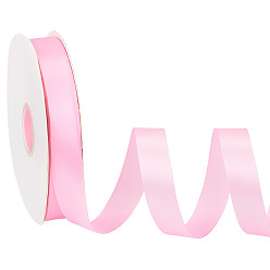 Pink Полиэфирная лента, аксессуары для одежды, розовые, 1 дюйм (25 мм), около 100.00 ярдов (91.44 м) / рулон
