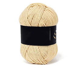 Цвет Древесины 4 пряжа из молочного акрилового волокна для тафтинговых ковриков, пряжа амигуруми, пряжа для вязания крючком, для свитера, шапки, носков, детских одеял, деревесиные, 2.5 мм, около 113.74 ярдов (104 м) / моток