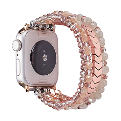 Разноцветный 1Ремешок для часов из немагнитного синтетического гематита с эластичным ремешком, нержавеющая сталь и стекло для iwatch, красочный, 145x32x6 мм