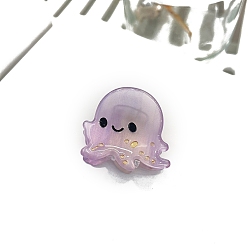 Squid Мини-заколки для волос из ацетата целлюлозы, аксессуары для волос для женщин и девочек, кальмар, 25x28 мм