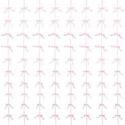 Pink 8 шт. бант из полиэстеровой атласной ленты для украшения вечеринки, розовые, 1140 мм