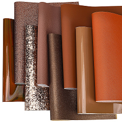 Верблюжий 8шт. прямоугольная ткань из искусственной кожи, поделки товары для рукоделия, верблюжие, 330x200x0.5 мм