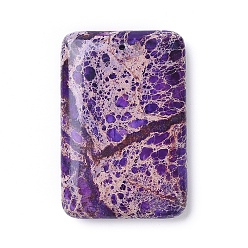 Dark Violet Natural Regalite/Imperial Jasper/Sea Sediment Jasper Big Pendants, Dyed, Rectangle, Dark Violet, 60x40x10mm, Hole: 2mm