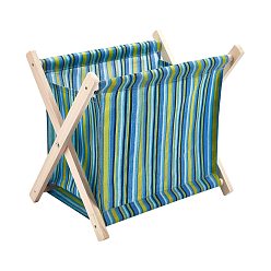Colorful Cloth Folding Basket, X-shaped Cloth Basket, Colorful, 27.8x19x25cm