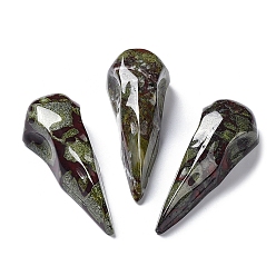 Кровь драконов Украшение для дома из натуральной крови дракона, энергетический камень рейки, вороний рот, 61~66x24~25x16~18 мм
