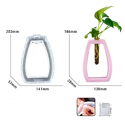 Белый Силиконовые формы для ваз своими руками, изготовление украшений, формы для литья смолы, для уф-смолы, эпоксидная смола, арка, белые, 200x130x32.5 мм