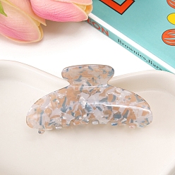 Фора Заколки для волос из акрила с цветочным узором, аксессуары для волос для женщин и девочек, оранжевые, 40x85 мм