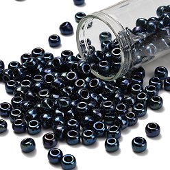 (88) Metallic Cosmos Тохо 3/0 круглые бусины, японский бисер, (88) металлический космос, 5.5 мм, отверстие : 1.9 мм, Около 300 шт / 50 г