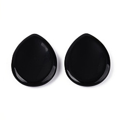 Обсидиан Натуральные обсидиановые камни для снятия беспокойства, слеза, 45x35x7.5~8 мм