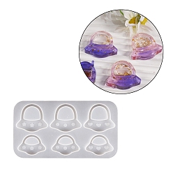 Белый DIY силиконовые формы для кулона, изготовление украшений, формы для литья смолы, для уф-смолы, изготовление ювелирных изделий из эпоксидной смолы, разнообразные, белые, 85x155x12 мм