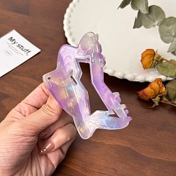 Сливовый Заколки для волос в форме когтей из ацетата целлюлозы, аксессуары для волос для женщин и девочек, звезда, слива, 4 мм