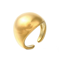 Настоящее золото 18K 304 открытые манжеты из нержавеющей стали для женщин, реальный 18 k позолоченный, 17.5 мм, регулируемый