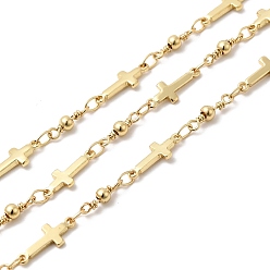 Настоящее золото 18K Латунные цепи с поперечными звеньями, стойки покрытие, без кадмия и без свинца, долговечный, пайки, с катушкой, реальный 18 k позолоченный, 13.5x5x1.5 мм