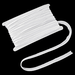 Белый 25м отделка губной тесьмой из полиэстерового атласа, для украшения дома, обивка, поделки своими руками, белые, 13x2.5 мм, около 27.34 ярдов (25 м) / комплект