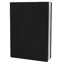 Черный Обложки для книг из эластичной ткани, эластичные обертки для блокнотов, прямоугольные, чёрные, 180x322x1 мм, 1 PC