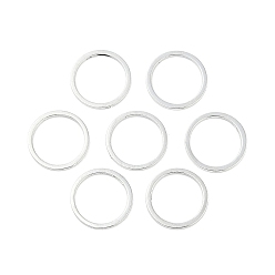 Серебро Стойки обшивки латунные кольца связывая, без кадмия и без свинца, долговечный, кольцо, серебряные, 10x1 мм, внутренний диаметр: 8.5 мм