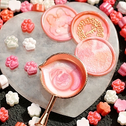 Ярко-Розовый 150 шт. Частицы сургуча, для ретро печать печать, отпечаток лапы, ярко-розовый, 10 мм