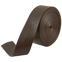 Коричневый Ленты из искусственной кожи, для сумок, изготовление ювелирных изделий, сделай сам крафт, кофе, 1-1/8 дюйм (30 мм), около 5.47 ярдов (5 м) / пачка