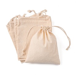 Желтая Старая Ткань  Прямоугольник ткани упаковочные пакеты, шнурок сумки, старое кружево, 15.5x12.5x0.064 см