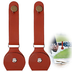 Сэнди Коричневый Держатель для гитарных медиаторов из искусственной кожи, песчаный коричневый, 197 мм