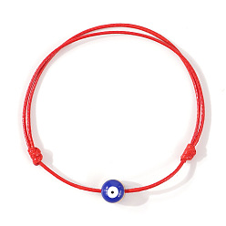 (52) Непрозрачная лаванда Браслет из бисера ручной работы в стиле панк-стиль «злой глаз» из стеклянных бусин, составной браслет, разноцветные, внутренний диаметр: 11 дюйм (28 см)