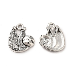 Античное Серебро Сплавочные подвески тибетского стиля, коала очарование, античное серебро, 18x15x3 мм, отверстие : 1.5 мм, Около 416 шт / 500 г