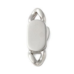 Нержавеющая Сталь Цвет 316 хирургические байонетные застежки из нержавеющей стали, цвет нержавеющей стали, 33x12.5x4 мм, отверстие : 4x4 мм