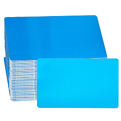 Синий Алюминиевые бланки, для лазерной гравировки визитных карточек на заказ, синие, 86x54x0.4 мм