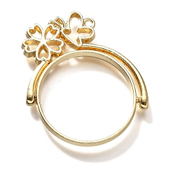 Light Gold Подвесные подвески из сплава, для diy уф смолы, эпоксидная смола, без кадмия, без никеля и без свинца, плоские круглые с цветком, золотой свет, 39x35x3.5 мм, отверстие : 1.6 мм