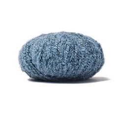 Стально-синий Полиэфирная пряжа, для ткачества, вязание крючком, стальной синий, 1~2 мм, около 218.72 ярдов (200 м) / моток