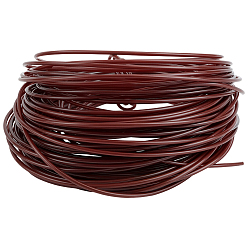 Седло Коричневый 30м пластиковый шнур, имитирующий тростниковую проволоку, сплошной круглый шнур, седло коричневый, 2.4 мм, около 32.81 ярдов (30 м) / комплект