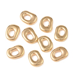 Oro Colgantes de plástico, encanto de lágrima, dorado, 15x11x3.5 mm, agujero: 6x4.5 mm