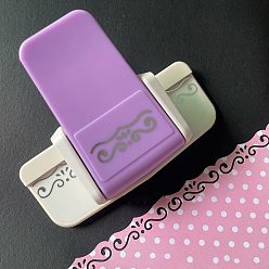 Teardrop Пластиковый удар для скрапбукинга и бумажных промыслов, с металлическими поиск, бумажные формочек, случайный цвет, слеза, 118x86x52 мм