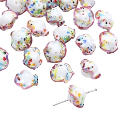 Сливовый Юбка ручной работы из бисера лэмпворк, браслет из бисера своими руками, ювелирные аксессуары, слива, 17x12 мм