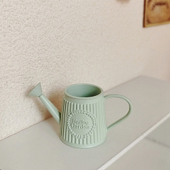 Аквамарин Мини-модель лейки из сплава, аксессуары для кукольного домика с микро-ландшафтом, притворяясь опорными украшениями, аквамарин, 25x53 мм, внутренний диаметр: 17 мм