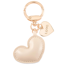 Желтая Старая Ткань  1брелок в форме сердца из искусственной кожи, старое кружево, 1 PC