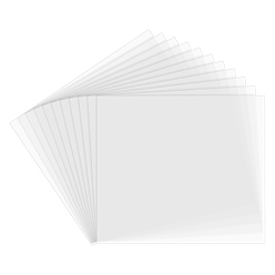 Rectangle Transparent PVC Sheet, Rectangle, 400x300x0.2mm