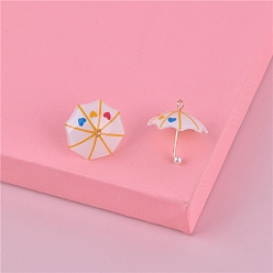 Оранжевый Акриловые подвески, принадлежности для изготовления ювелирных изделий своими руками, зонтик, оранжевые, 22x20 мм