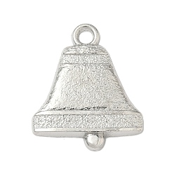 Christmas Bell Подвески из сплава с рождественской тематикой, без кадмия и без свинца, платина, Рождественский колокольчик, 31x25.5x3 мм, отверстие : 3 мм, Около 330 шт / 1000 г
