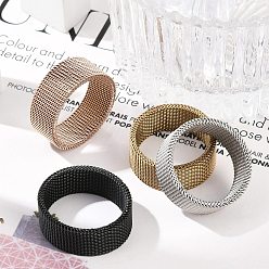 (52) Непрозрачная лаванда 201 палец кольца из нержавеющей стали, Широкополосное кольцо для ионного напыления унисекс (IP), разноцветные, 10 мм, размер США 12 3/4 (22 мм)