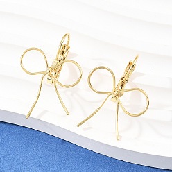 Настоящее золото 18K Серьги-гвоздики с застежкой-бабочкой из латуни, без никеля , реальный 18 k позолоченный, 31x21 мм