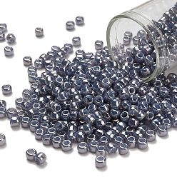 (455) Gold Luster Pale Wisteria Тохо 6/0 круглые бусины, японский бисер, (455) золотистый блеск бледной глицинии, 4 мм, отверстие : 1.5 мм, Около 840 шт / 50 г