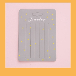 Серебро Карты дисплея скрепки для волос, заколки для волос украшения аксессуары для волос, серебряные, 10x6 см