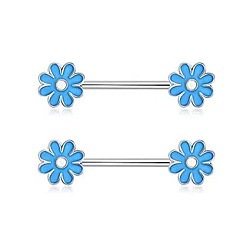 Нержавеющая Сталь Цвет 304 Кольца для сосков из нержавеющей стали со стразами, булавки для пирсинга сосков, цвет нержавеющей стали, 12 мм, штифты : 1.2 мм, Руководитель: 8 mm