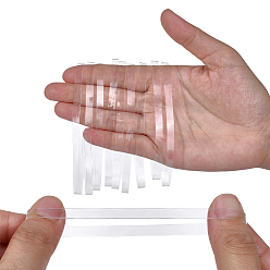Clair Élastique de reliure transparent en TPU, Élastiques en caoutchouc pour emballer les livres, caméras, art, cuisine, emballage, exercice, emballages de sacs, clair, 300x5x0.5mm, 89.28 g (environ 100 pcs)