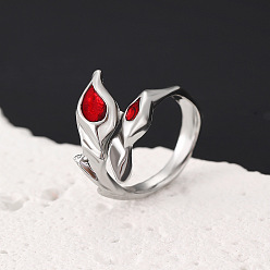 Платина Регулируемые манжеты из эмалевого сплава, платина, внутренний диаметр: регулируемый