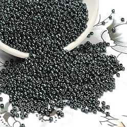 (601) Aqua Teal Metallic Тохо 11/0 круглые бусины, японский бисер, (601) бирюзовый металлик, 2.2 мм, отверстие : 0.8 мм, Около 50000 шт / фунт