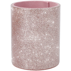 Темный Лосось Подставки для ручек из искусственной кожи, колонка, темный лосось, 84x102.5 мм, внутренний диаметр: 75.5 мм