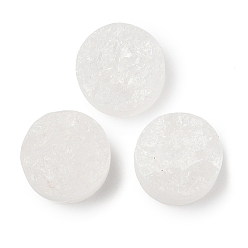 Хрусталь Кристалл кабошоны природного кварца, горного хрусталя, плоско-круглые, 15x6.5~9.5 мм