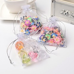 Белый Сумочки из органзы, белые, Около 10 см шириной, 12 см длиной